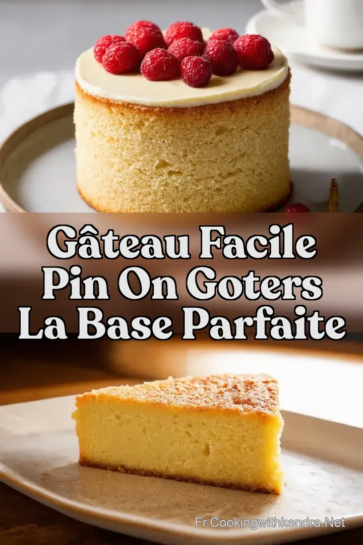 G&acirc;teau Facile Pin on Goters La Base Parfaite