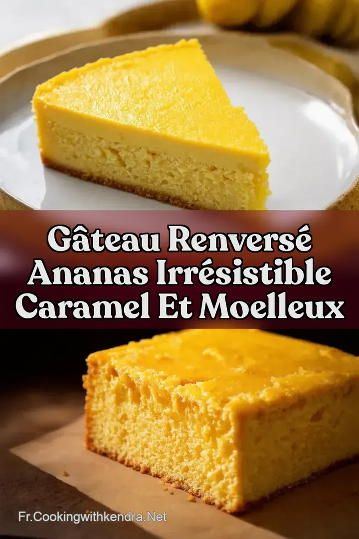 G&acirc;teau Renvers&eacute; Ananas Irr&eacute;sistible Caramel et Moelleux