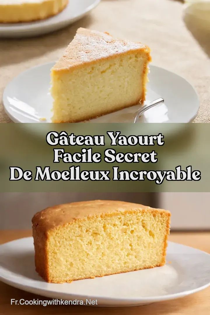 G&acirc;teau Yaourt Facile Secret de Moelleux Incroyable