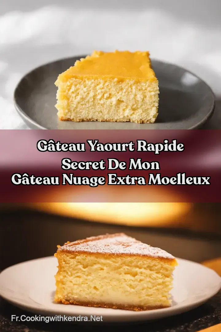 G&acirc;teau Yaourt Rapide Secret de Mon G&acirc;teau Nuage Extra Moelleux