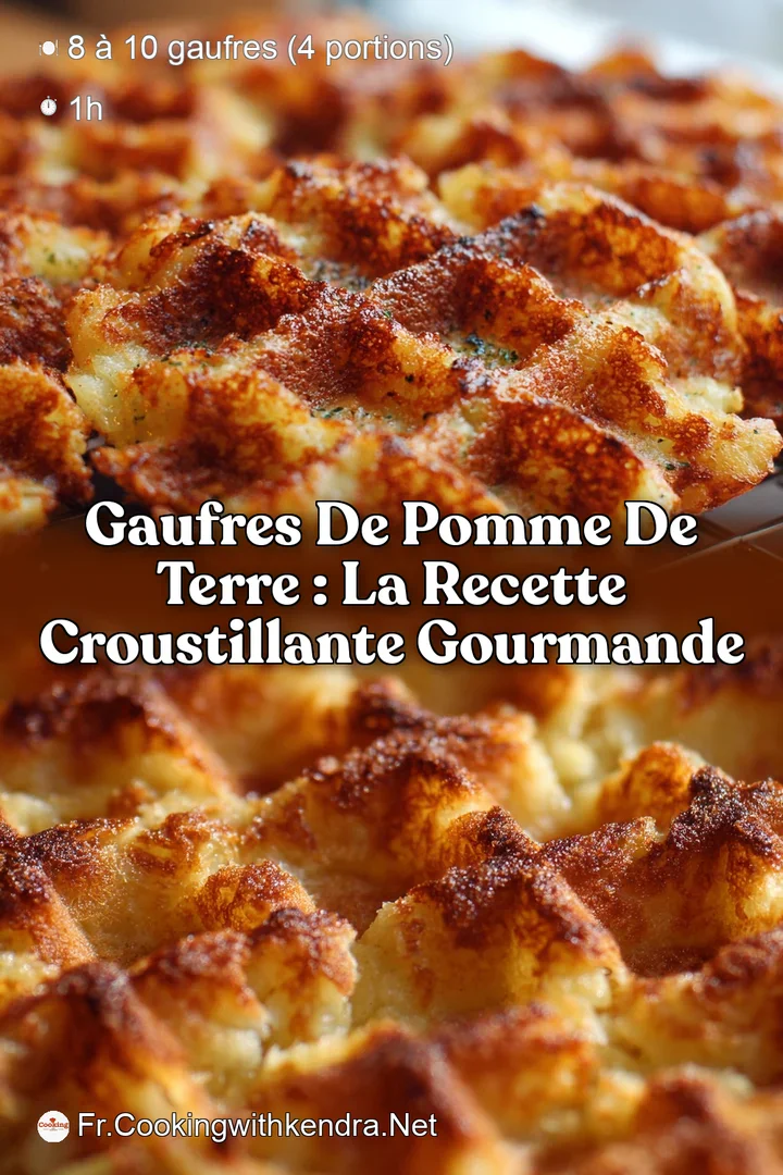 Gaufres de Pomme de Terre : La Recette Croustillante Gourmande