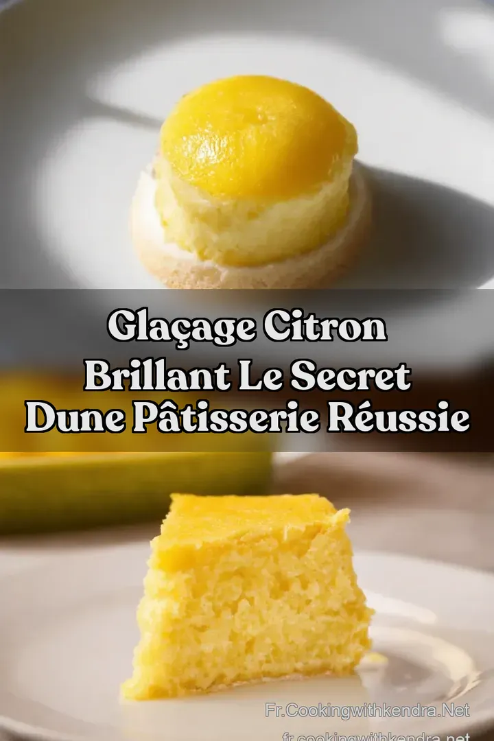Gla&ccedil;age Citron Brillant Le Secret dUne P&acirc;tisserie R&eacute;ussie