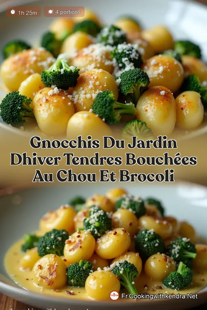 Gnocchis du Jardin dHiver Tendres Bouch&eacute;es au Chou et Brocoli