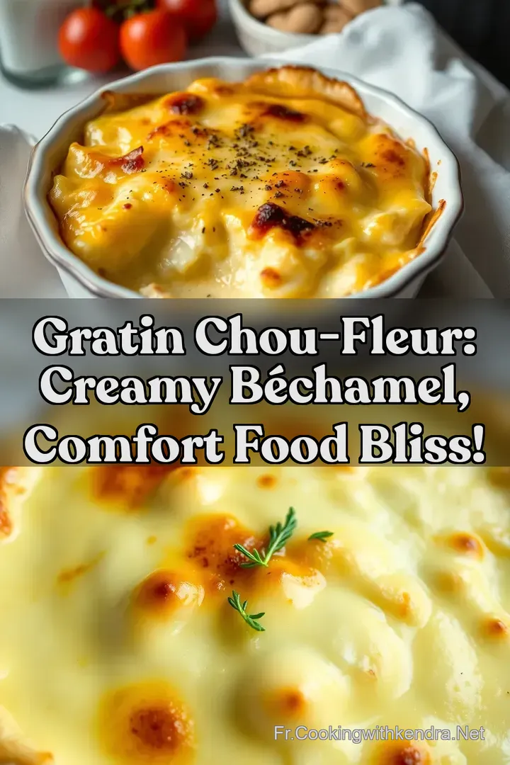 Gratin Chou-Fleur: Creamy B&eacute;chamel Comfort Food Bliss!