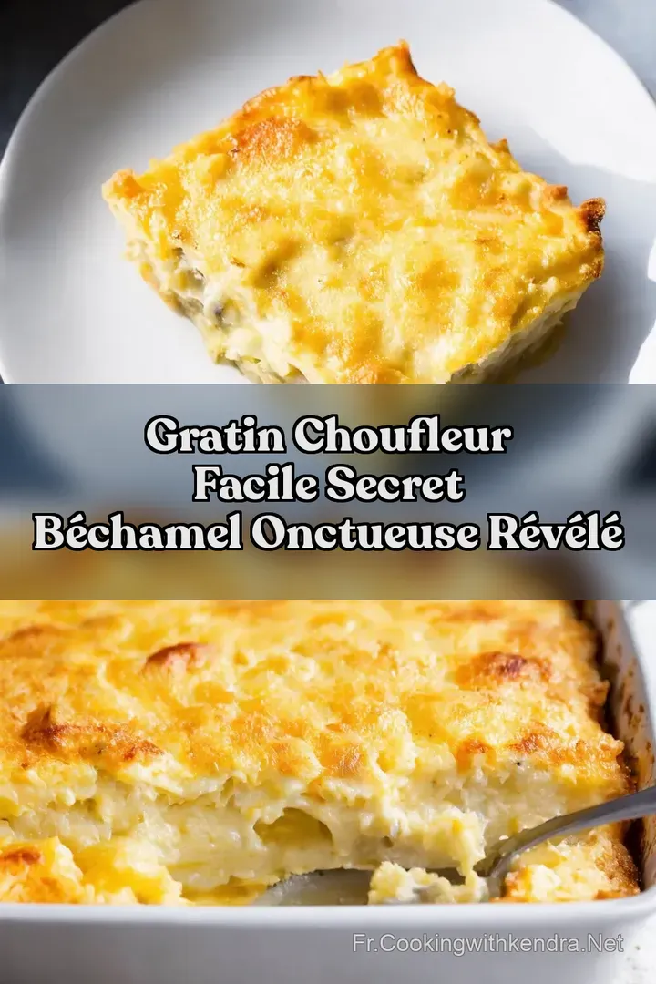 Gratin ChouFleur Facile Secret B&eacute;chamel Onctueuse R&eacute;v&eacute;l&eacute;
