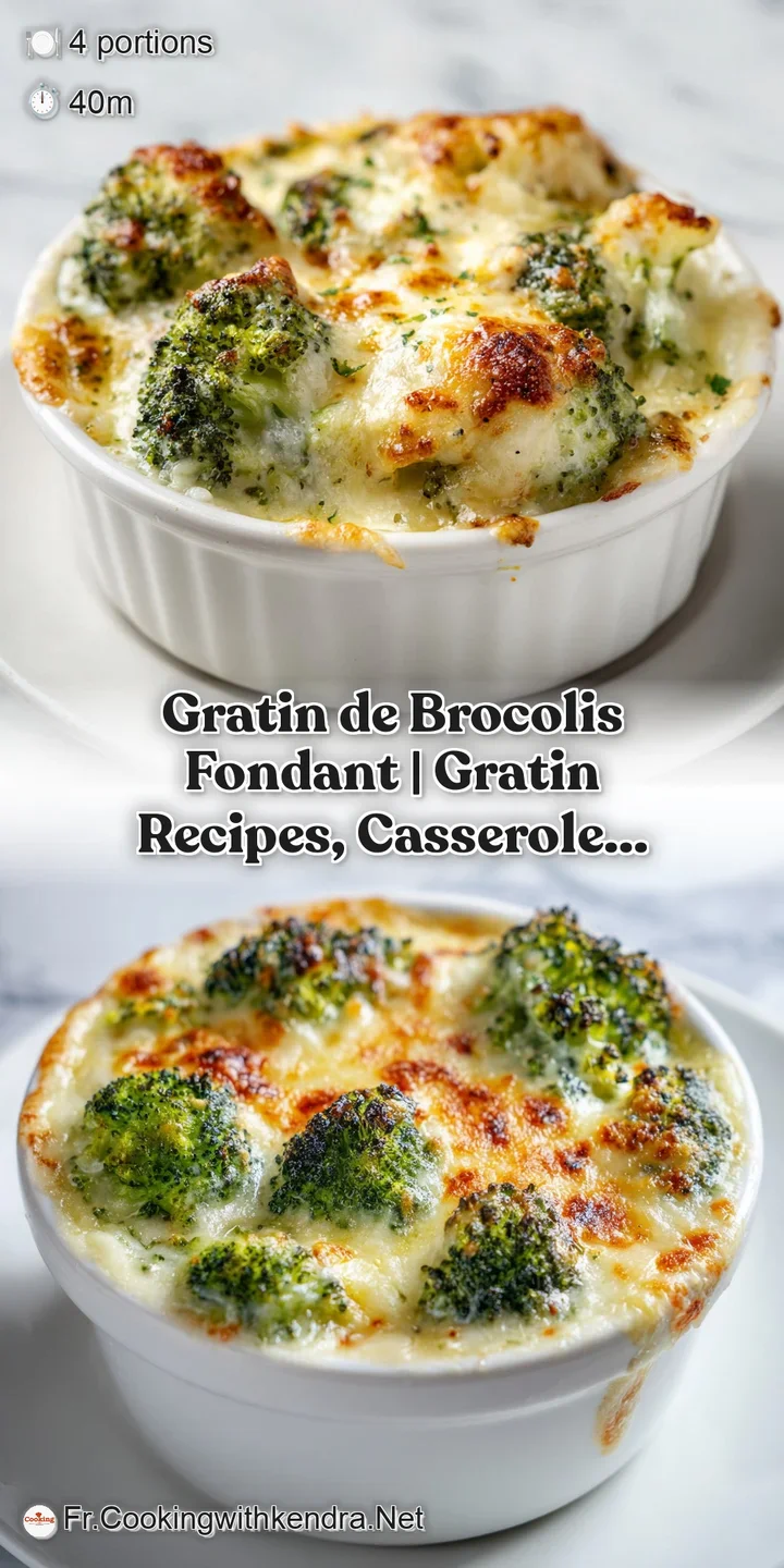 Close-up of melted Gruy&egrave;re cheese bubbling over tender broccoli florets, steam gently rising.