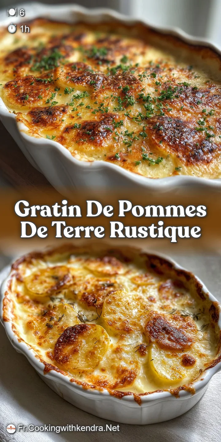 Close-up of creamy, cheesy potato gratin. Layers of thinly sliced potatoes with golden brown, caramelized b&eacute;chamel sauce. ...