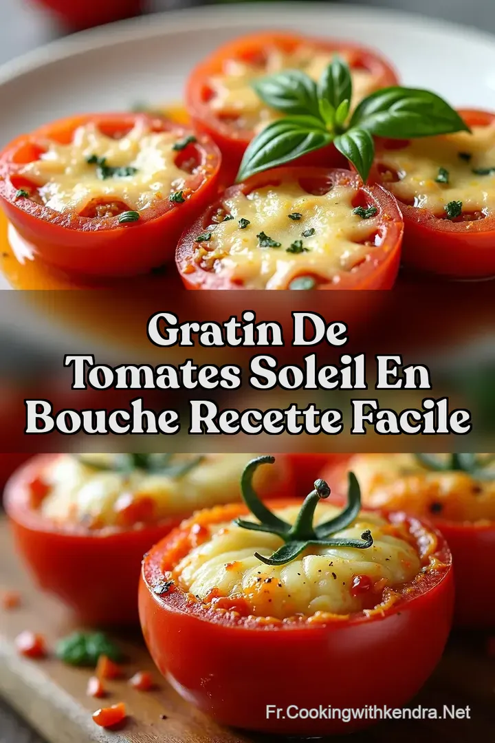 Gratin de Tomates Soleil en Bouche Recette Facile