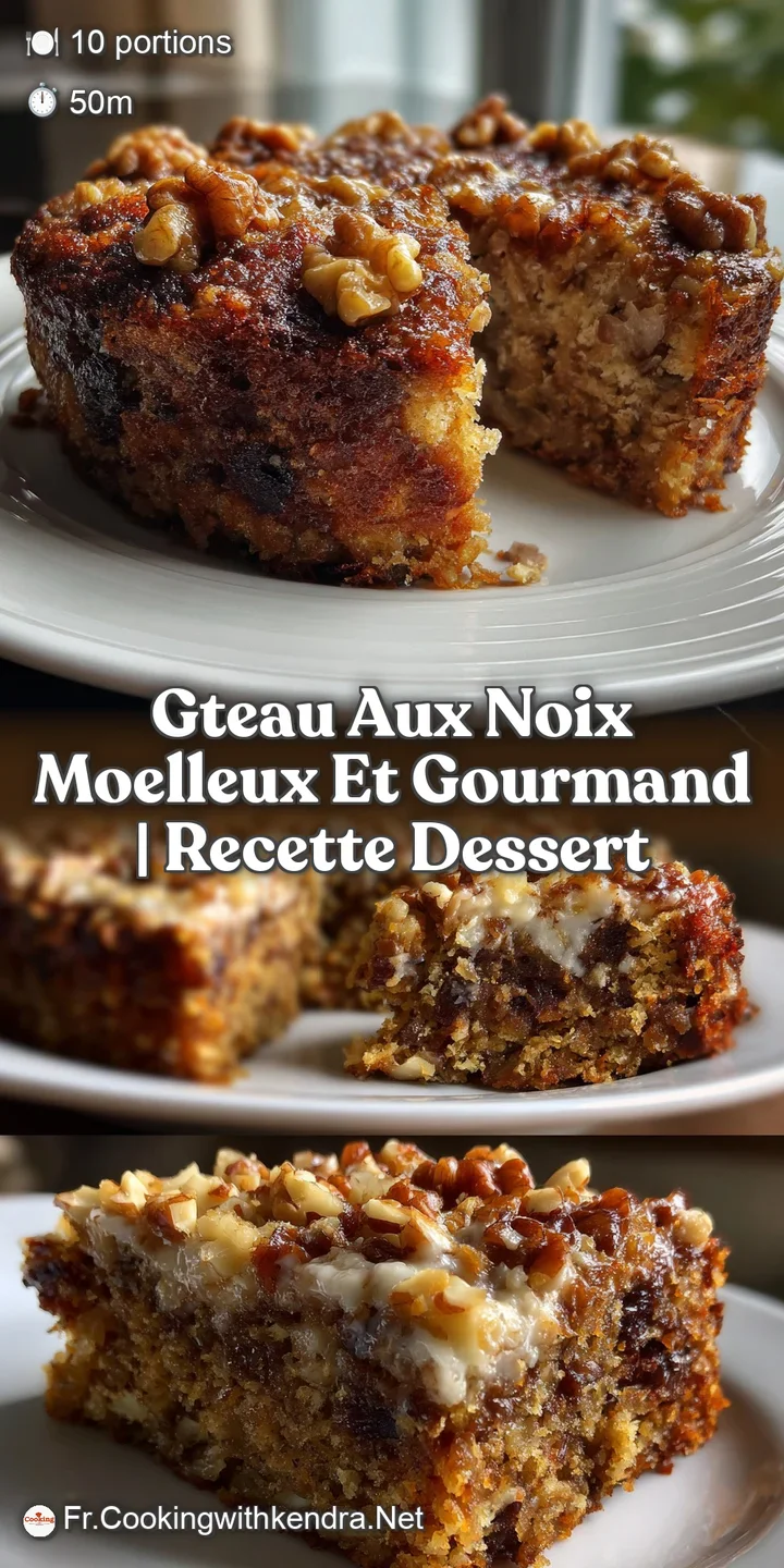 Gteau Aux Noix Moelleux Et Gourmand | Recette Dessert