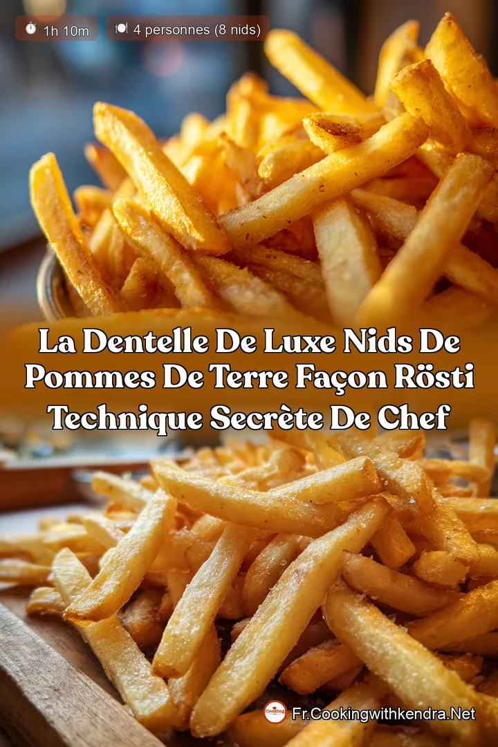 La Dentelle de Luxe Nids de Pommes de Terre fa&ccedil;on R&ouml;sti Technique Secr&egrave;te de Chef
