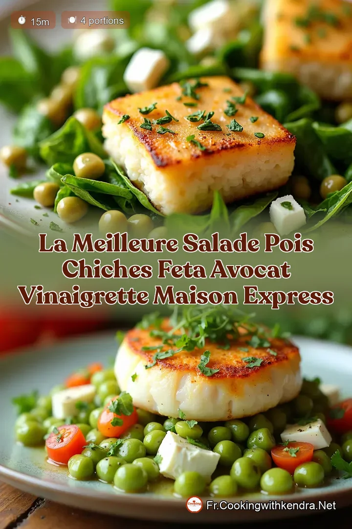 La Meilleure Salade Pois Chiches Feta Avocat Vinaigrette Maison Express