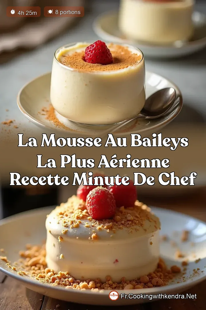 La Mousse au Baileys la Plus A&eacute;rienne Recette Minute de Chef