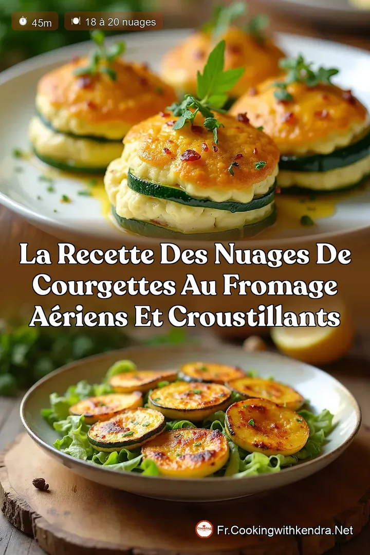 La Recette des Nuages de Courgettes au Fromage A&eacute;riens et Croustillants