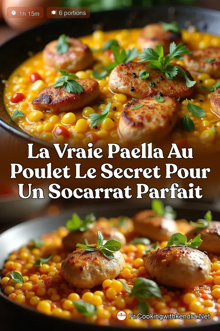 La Vraie Paella au Poulet Le secret pour un Socarrat parfait
