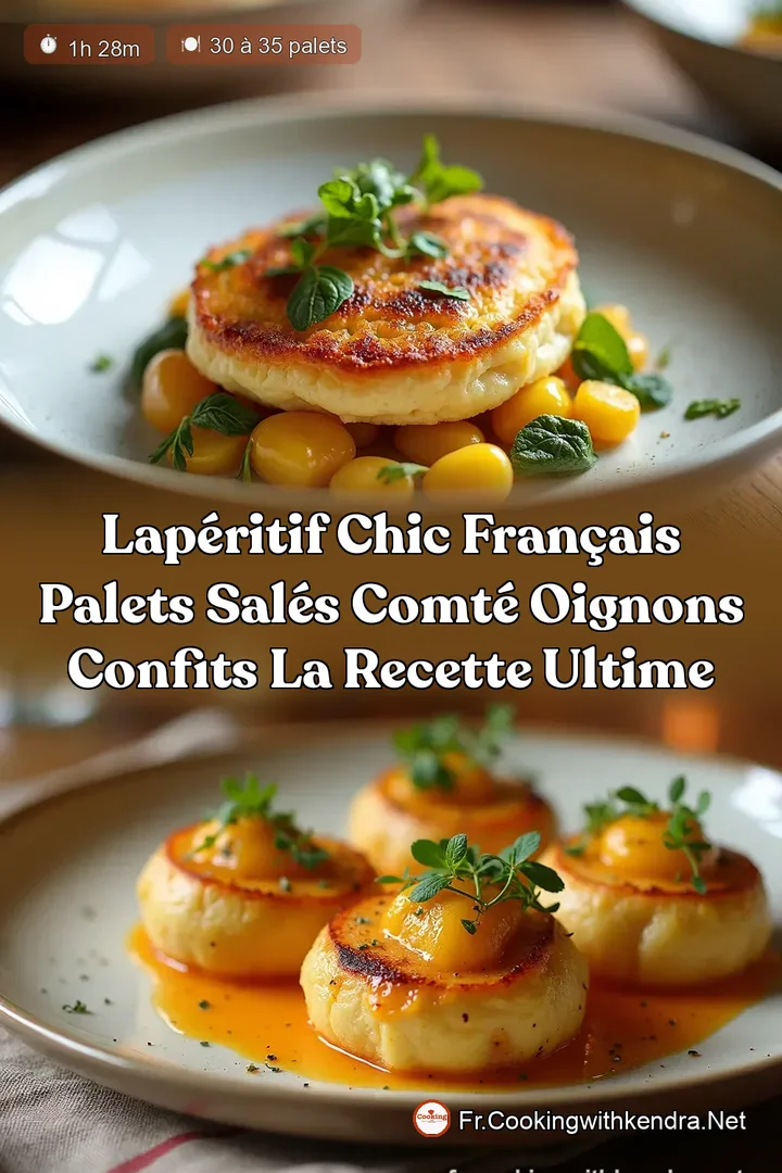 LAp&eacute;ritif Chic Fran&ccedil;ais Palets Sal&eacute;s Comt&eacute; Oignons Confits La Recette Ultime