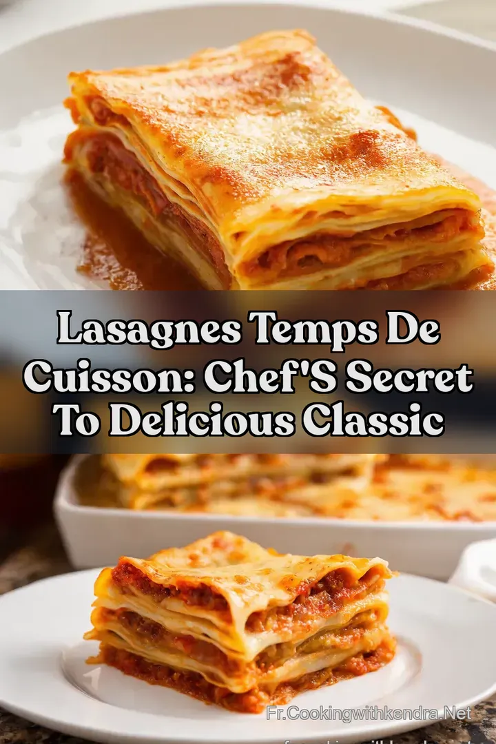 Lasagnes Temps de Cuisson: Chef s Secret to Delicious Classic