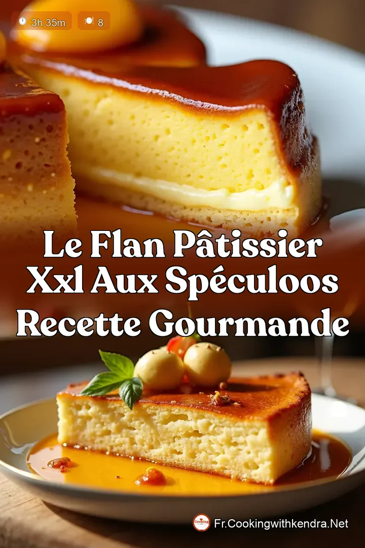 Le Flan P&acirc;tissier XXL aux Sp&eacute;culoos Recette Gourmande