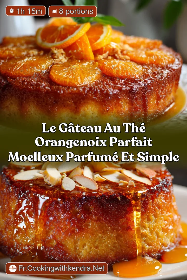 Le G&acirc;teau au Th&eacute; OrangeNoix Parfait Moelleux Parfum&eacute; et Simple
