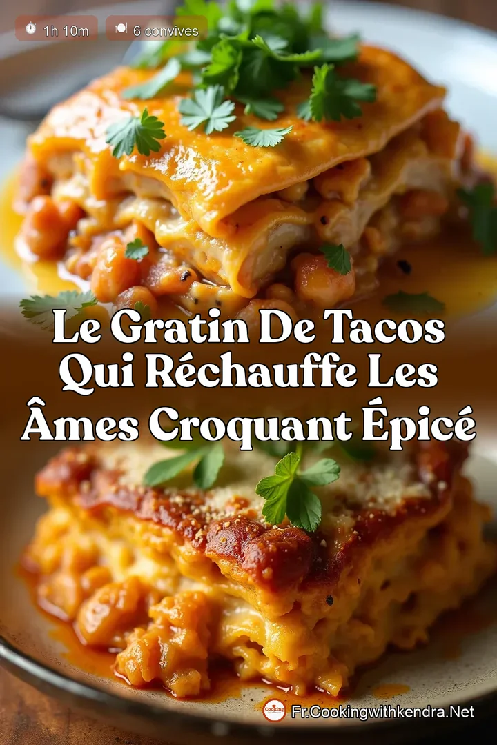 Le Gratin de Tacos qui R&eacute;chauffe les &Acirc;mes Croquant &Eacute;pic&eacute;