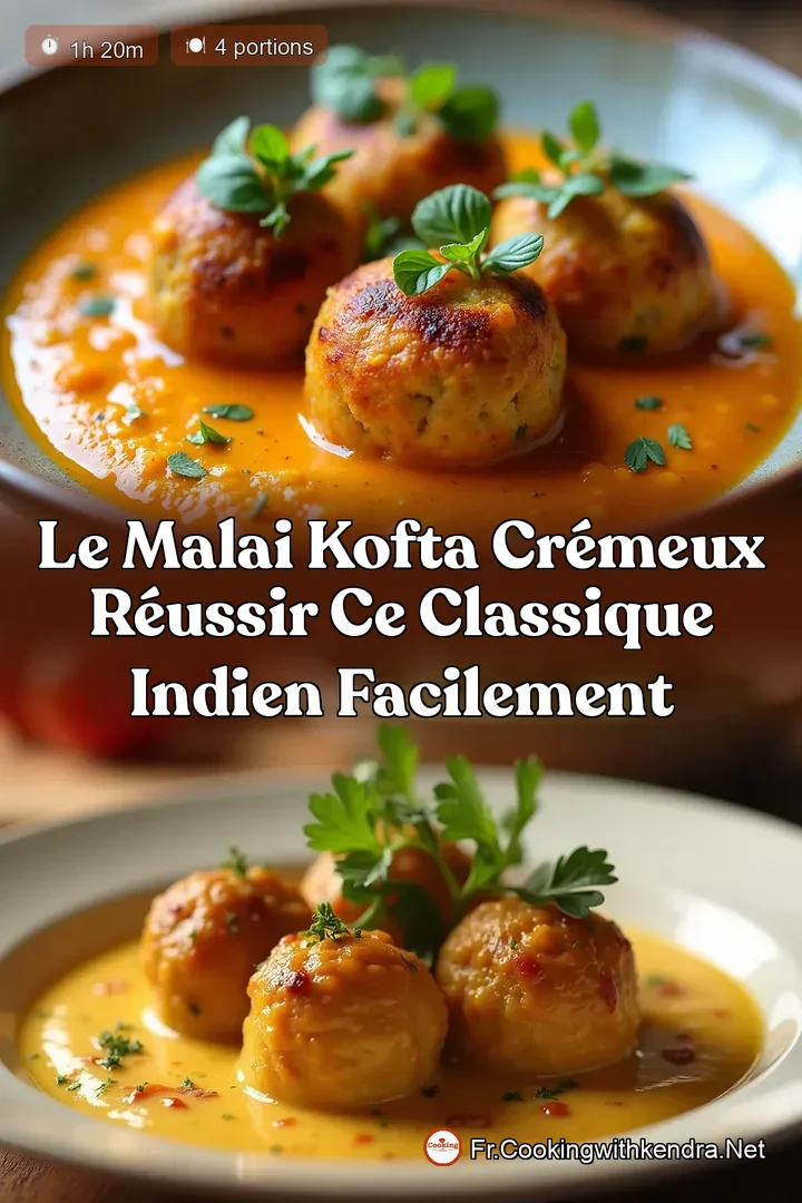 Le Malai Kofta Cr&eacute;meux R&eacute;ussir ce Classique Indien Facilement