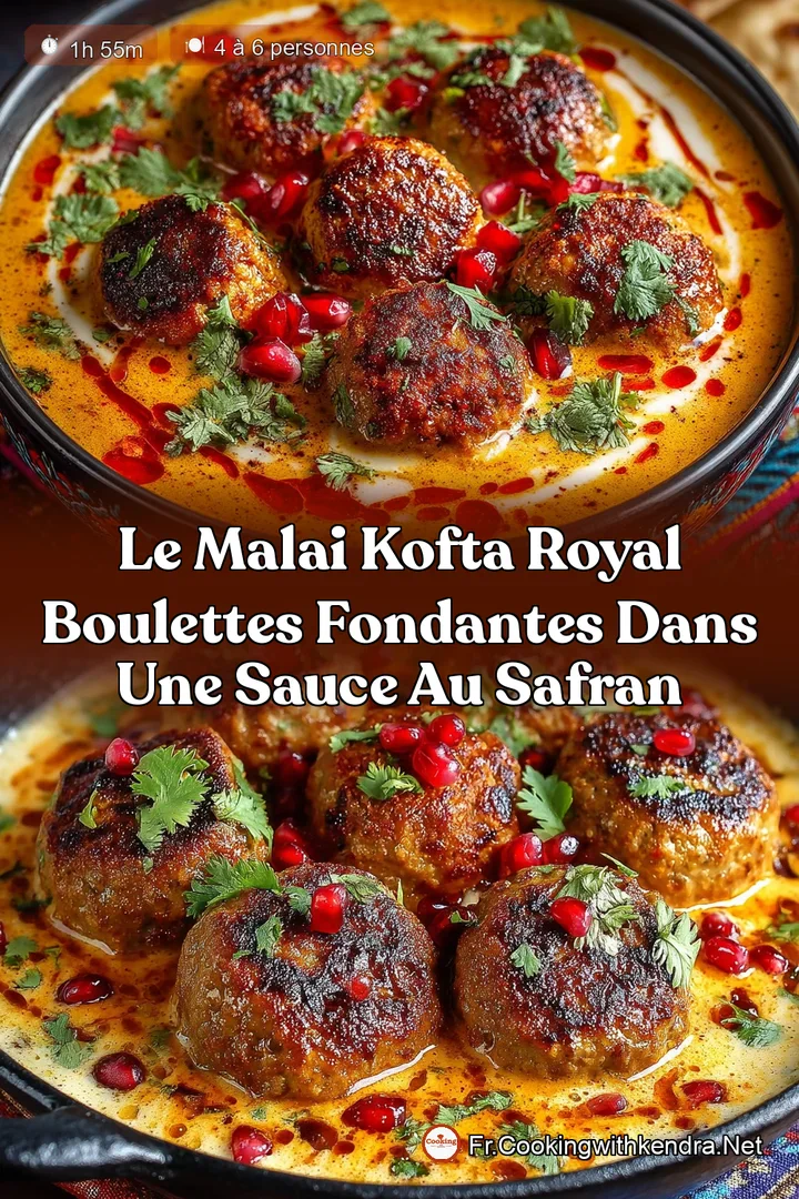 Le Malai Kofta Royal Boulettes Fondantes dans une Sauce au Safran