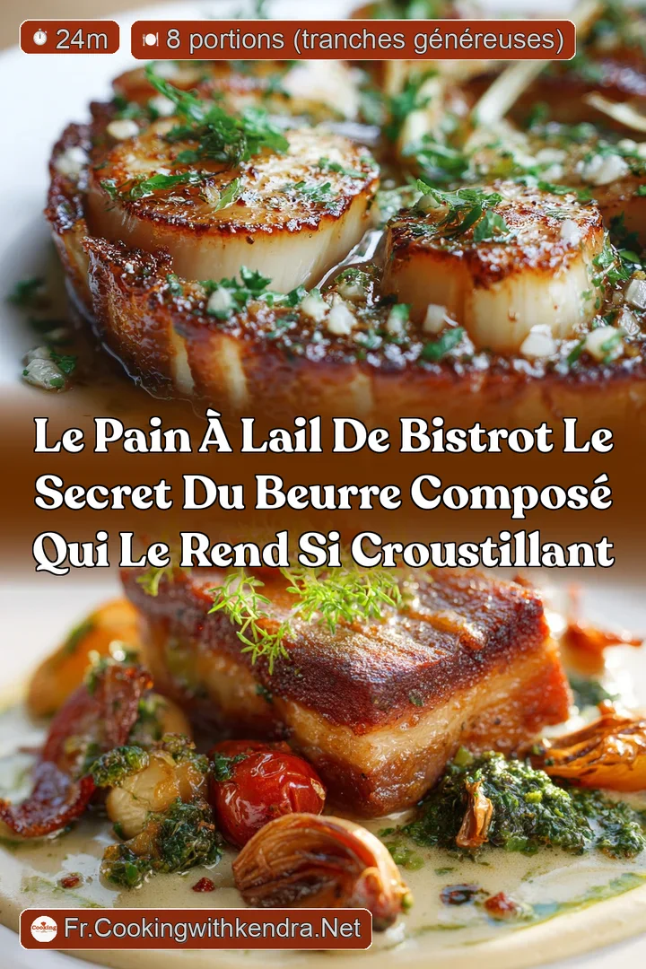 Le Pain &agrave; lAil de Bistrot Le secret du beurre compos&eacute; qui le rend si croustillant