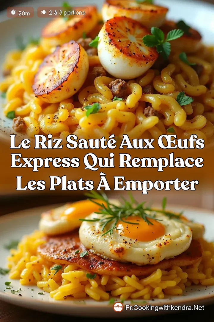 Le Riz Saut&eacute; aux &OElig;ufs Express qui Remplace les Plats &agrave; Emporter