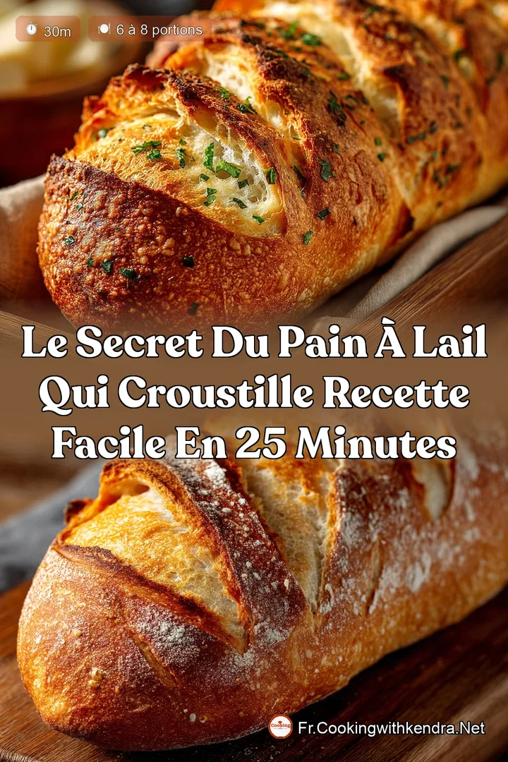 Le secret du Pain &agrave; lAil qui croustille recette facile en 25 minutes