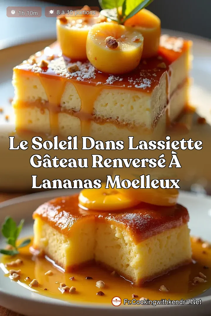 Le Soleil dans lAssiette G&acirc;teau Renvers&eacute; &agrave; lAnanas Moelleux
