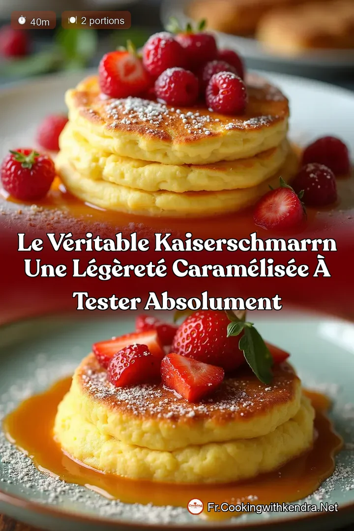 Le V&eacute;ritable Kaiserschmarrn Une L&eacute;g&egrave;ret&eacute; Caram&eacute;lis&eacute;e &agrave; Tester Absolument