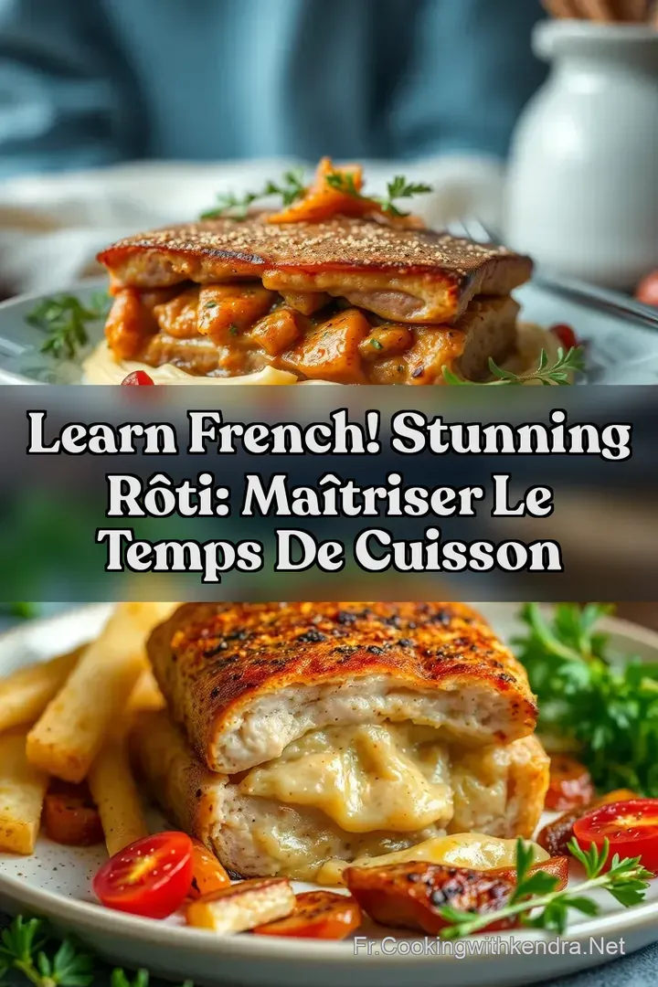 Learn French! Stunning R&ocirc;ti: Ma&icirc;triser Le Temps De Cuisson