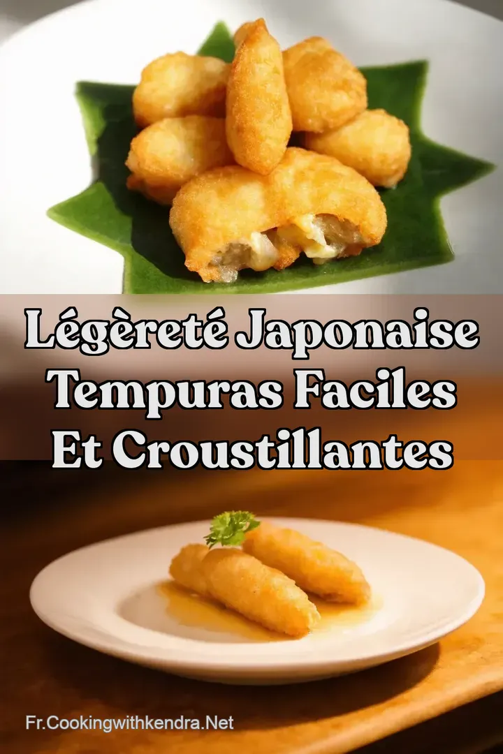 L&eacute;g&egrave;ret&eacute; Japonaise Tempuras Faciles et Croustillantes