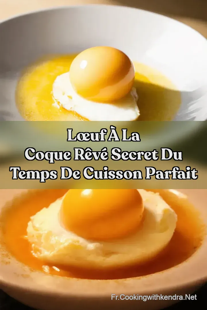 L&oelig;uf &agrave; la Coque R&ecirc;v&eacute; Secret du Temps de Cuisson Parfait