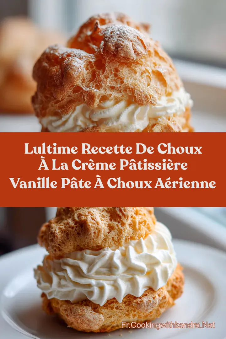 LUltime Recette de Choux &agrave; la Cr&egrave;me P&acirc;tissi&egrave;re Vanille P&acirc;te &agrave; Choux A&eacute;rienne