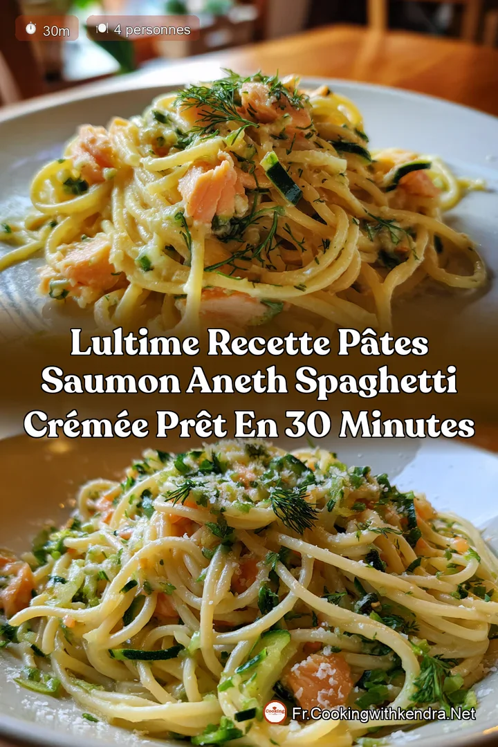 LUltime Recette P&acirc;tes Saumon Aneth Spaghetti Cr&eacute;m&eacute;e Pr&ecirc;t en 30 Minutes