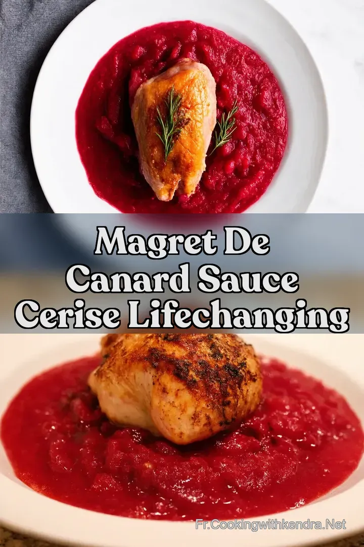 Magret de Canard Sauce Cerise LifeChanging