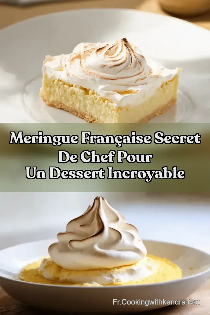 Meringue Fran&ccedil;aise Secret de Chef pour un Dessert Incroyable