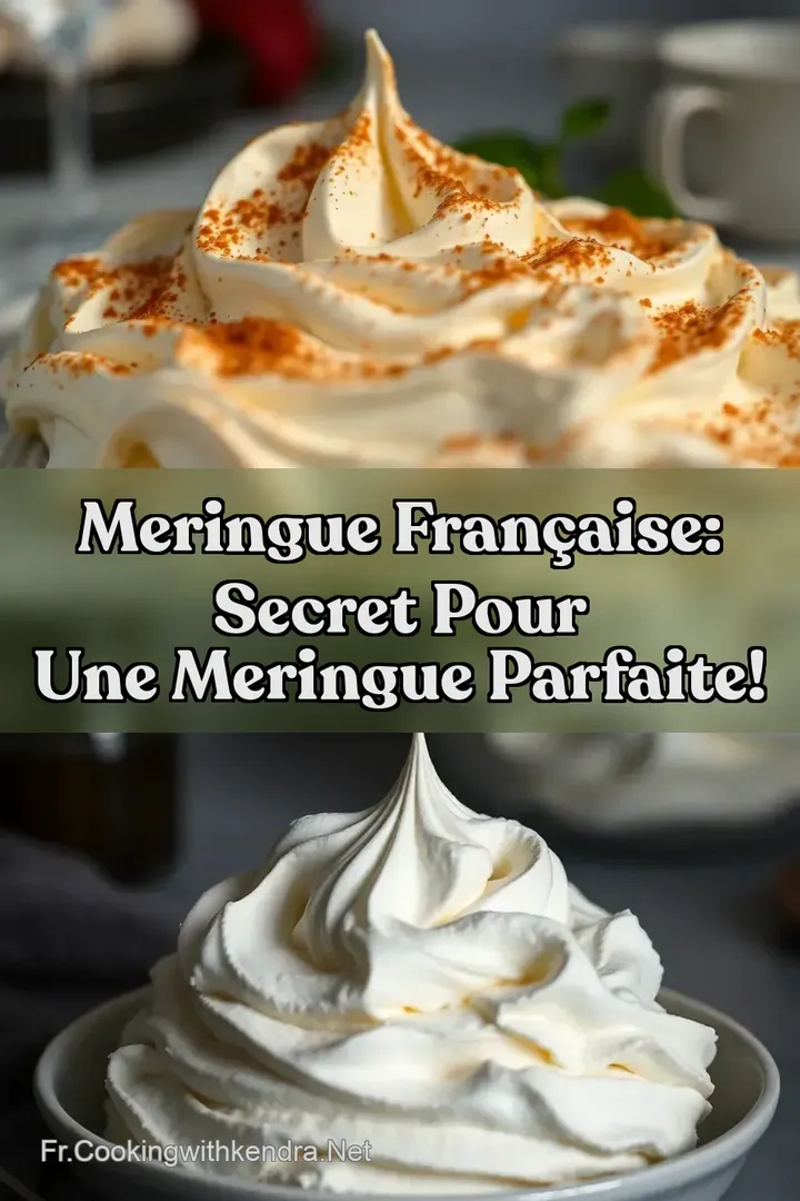 Meringue Fran&ccedil;aise: Secret Pour Une Meringue Parfaite!
