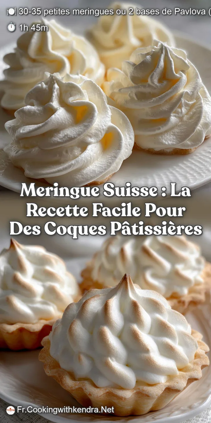 Meringue Suisse : La Recette Facile pour des Coques P&acirc;tissi&egrave;res