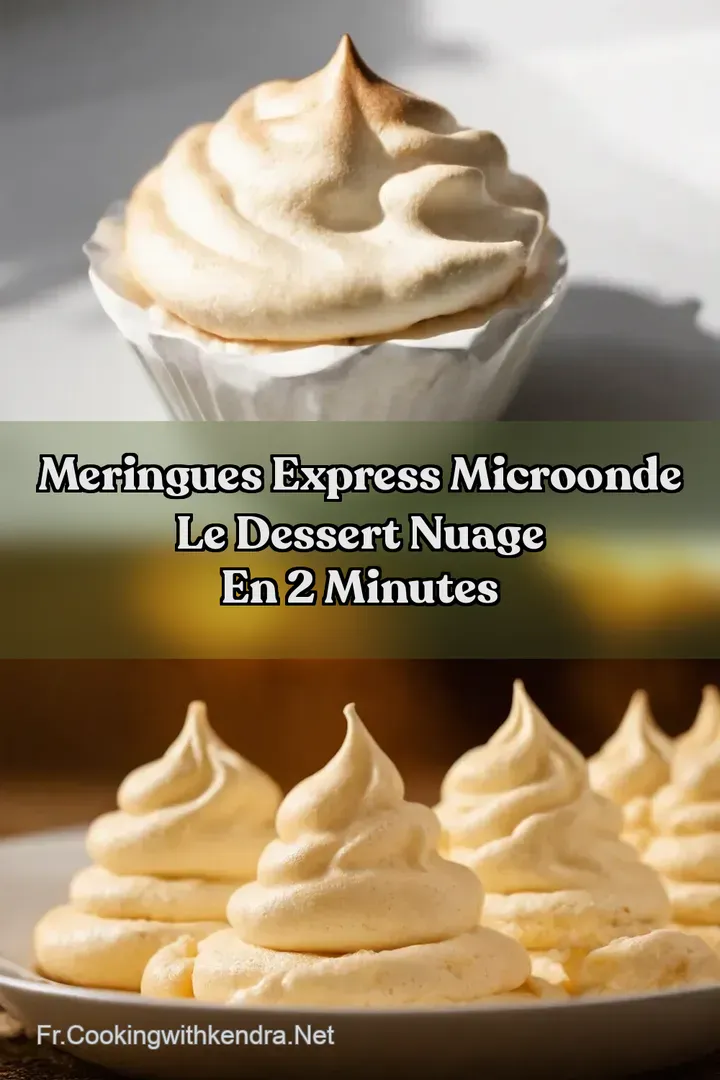 Meringues express microonde le dessert nuage en 2 minutes