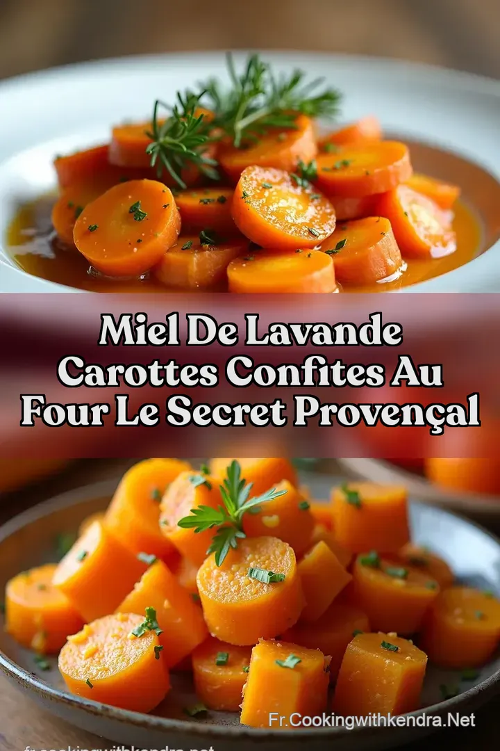 Miel de Lavande Carottes Confites au Four Le Secret Proven&ccedil;al
