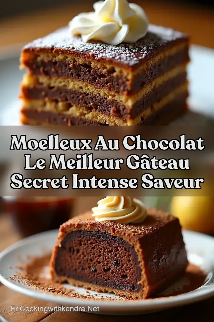 Moelleux Au Chocolat Le Meilleur G&acirc;teau Secret Intense Saveur