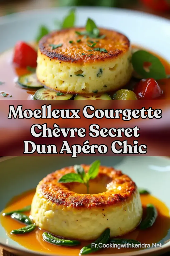 Moelleux Courgette Ch&egrave;vre Secret dun Ap&eacute;ro Chic