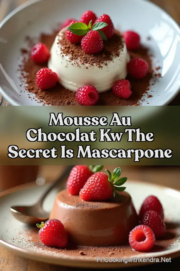 Mousse au Chocolat kw The Secret is Mascarpone