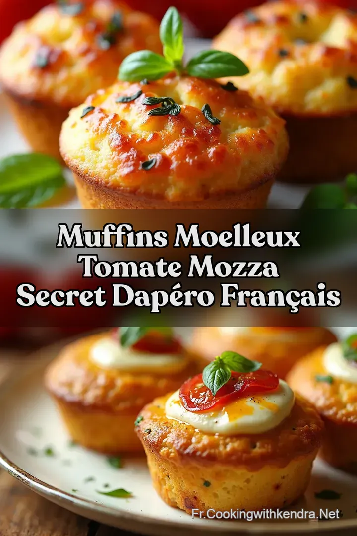 Muffins Moelleux Tomate Mozza Secret dAp&eacute;ro Fran&ccedil;ais