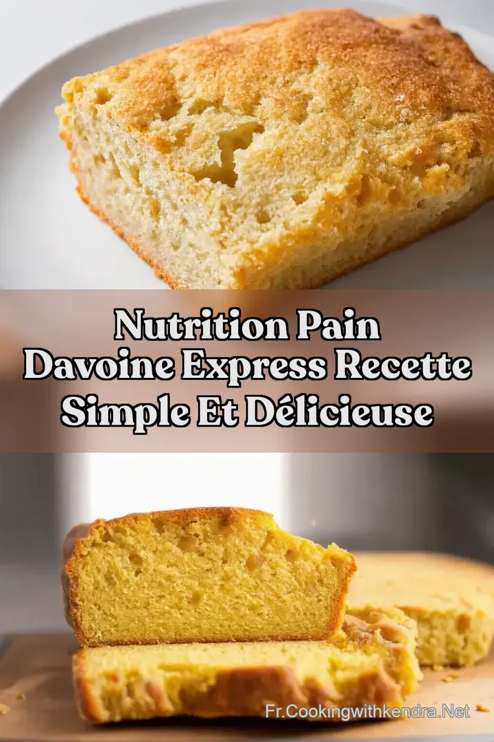 Nutrition Pain dAvoine Express Recette Simple et D&eacute;licieuse