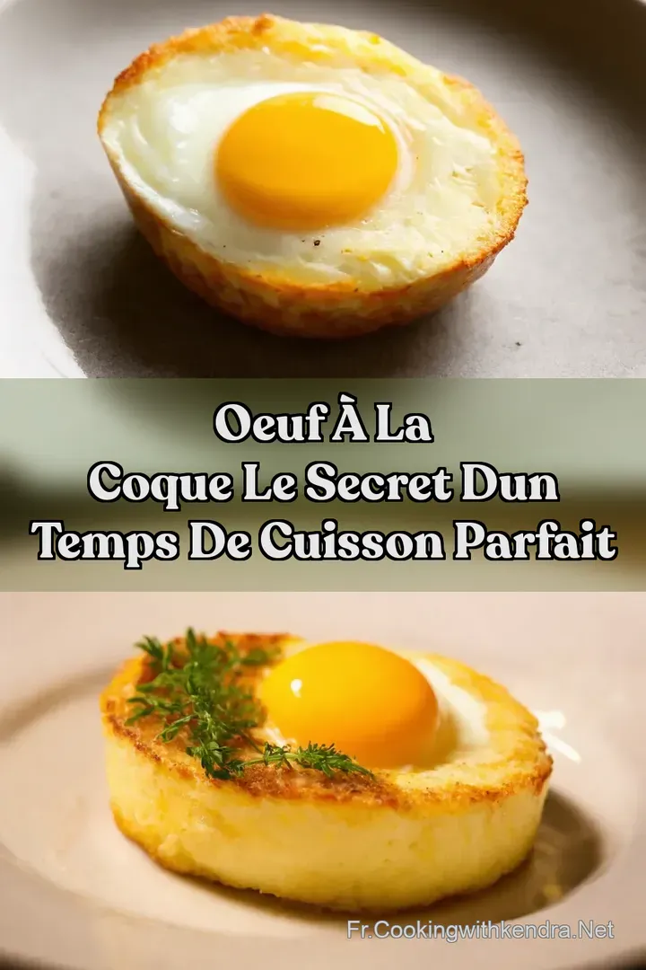 Oeuf &agrave; la Coque Le Secret dun Temps de Cuisson Parfait