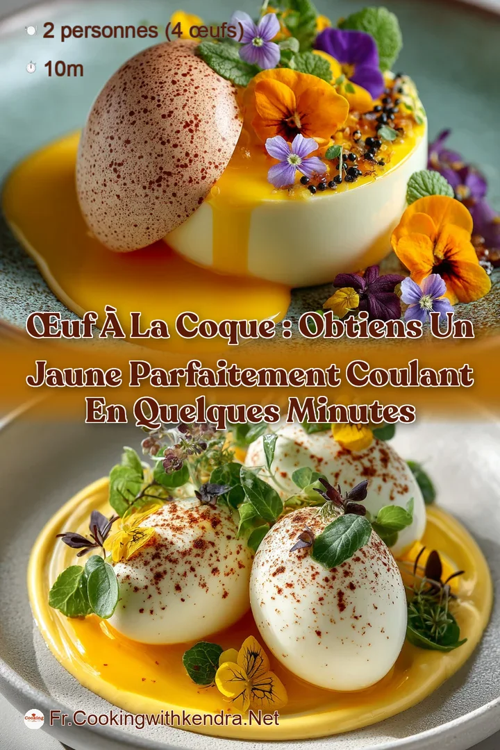 &OElig;uf &agrave; la coque : obtiens un jaune parfaitement coulant en quelques minutes