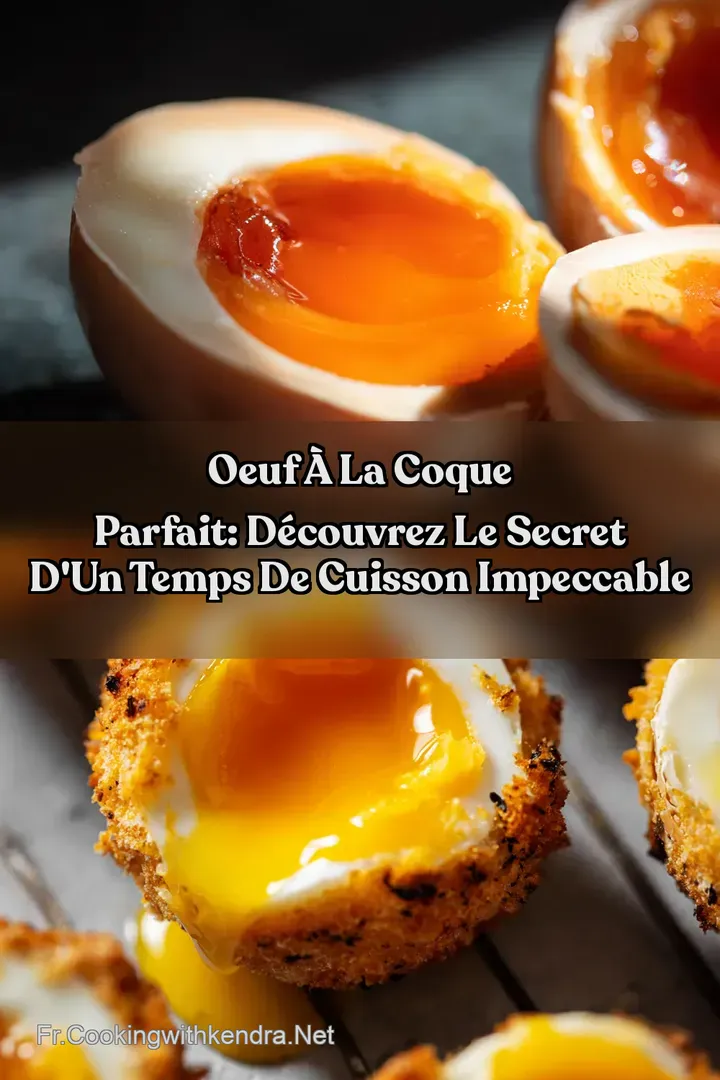 Oeuf &agrave; la Coque Parfait: D&eacute;couvrez le Secret d un Temps de Cuisson Impeccable