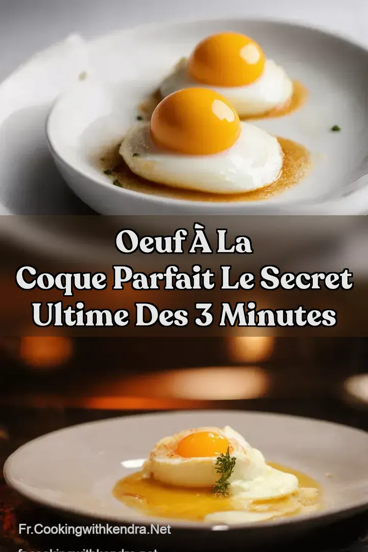 Oeuf &agrave; la Coque Parfait Le Secret Ultime des 3 Minutes